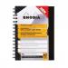 Rhodia A5 Wirebound Hard Cover Notebook Recycled Ruled 160 Pages Black (Pack 3) 66742EX