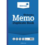Silvine A4 Duplicate Book Carbonless Ruled 1-100 Taped Cloth Binding 100 Sets (Pack 3) - 714 66746SC