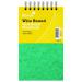 Silvine Luxpad 125x200mm Wirebound Pressboard Cover Reporters Shorthand Notebook 400 Pages Green (Pack 6) - 441 66753SC