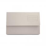 Exacompta Document Wallet Manilla Foolscap Half Flap 250gsm Buff (Pack 50) - DW250-BUFZ 66819EX