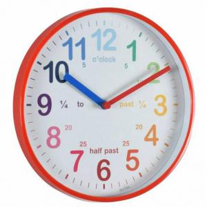 Acctim Wickford Time Teaching Wall Clock With Multi-coloured Numbers