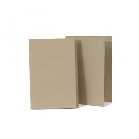 Exacompta Square Cut Folder Kraftliner Foolscap 170gsm Buff (Pack 100) - SCK-BUFZ 66833EX