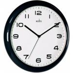 Acctim Aylesbury Quartz Wall Clock 245mm Diameter Black - 92302 66842AT