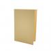 Exacompta Square Cut Folder Manilla Foolscap 180gsm Yellow (Pack 100) - SCL-YLWZ 66854EX