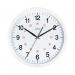 Acctim Metro Quartz 24 Hour Wall Clock 355mm Diameter White - 21202 66863AT
