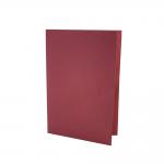 Exacompta Square Cut Folder Manilla Foolscap 180gsm Red (Pack 100) - SCL-REDZ 66868EX