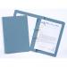 Exacompta Transfer File Manilla Foolscap Blue 285gsm (Pack 25) TFM-BLUZ 66910EX