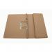 Exacompta Pocket Spring File Manilla Foolscap 285gsm Buff (Pack 25) - TPFM-BUFZ 66966EX
