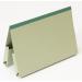 Guildhall Double Pocket Legal Wallet Reinforced Manilla Foolscap 315gsm Green (Pack 25) - 218-GRNZ 67001EX