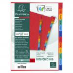 Exacompta Index Jan-Dec A4 225gsm Pressboard Assorted Colours - 3109Z 67043EX