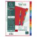 Exacompta Index Jan-Dec A4 225gsm Pressboard Assorted Colours - 3109Z 67043EX