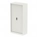 Dynamic Qube by Silverline 2000mm Side Tambour Cupboard White with Shelves - QS2070 67087DY