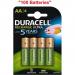 Duracell AA Rechargeable Batteries 2500aMh (Pack 4) - DURHR6B4-2500 67089AA