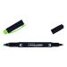 Tombow MONO Edge Highlighter Pen Chisel and Bullet Tip 3.8mm and 0.8mm Line Assorted Colours (Pack 6) - WA-TC-6P 67096TW