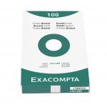 Exacompta Record Cards Ruled 200x125mm White (Pack 100) 13803X 67099EX