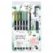 Tombow Greenery Themed Watercolouring Set with 10 Items - WCS-GR 67138TW