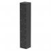 Dynamic Qube by Silverline Locker 4 Door 1800mm High Black - QS2078 67143DY