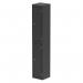 Dynamic Qube by Silverline Locker 2 Door 1800mm High Black - QS2081 67164DY