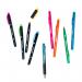 Tombow Creative Study Kit includes 1x Reporter 4 Colour Ballpoint Pen 4x Mono Edge Highlighters and 4x TwinTone Fibre Tipped Pens - STUD-SET 67208TW