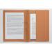 Guildhall Spring Pocket Transfer File Manilla Foolscap 315gsm Orange (Pack 25) - 211/9063Z 67239EX