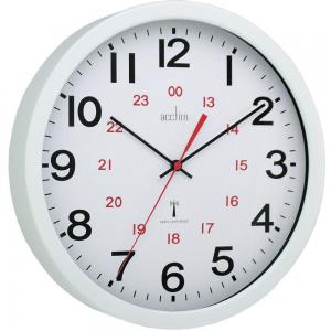 Click to view product details and reviews for Acctim Controller Wall Clock Radio Controlled 300mm White 74172.