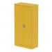 Dynamic Qube by Silverline 1850mm 2-Door Stationery Cupboard Lemon Yellow with Shelves - QS2122 67451DY