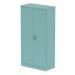 Dynamic Qube by Silverline 1850mm 2-Door Stationery Cupboard Pastel Turquoise with Shelves - QS2124 67465DY