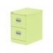 Dynamic Qube by Silverline 2 Drawer Filing Cabinet Chlorophyll - QS2137 67556DY
