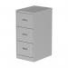 Dynamic Qube by Silverline 3 Drawer Filing Cabinet Silver - QS2158 67703DY