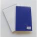 ValueX 127x200mm Wirebound Card Cover Reporters Shorthand Notebook Ruled 160 Pages Blue 67862VC