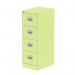 Dynamic Qube by Silverline 4 Drawer Filing Cabinet Chlorophyll - QS2181 67864DY