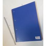 ValueX A4 Wirebound Laminated Card Cover Notebook Ruled 100 Pages (Pack 5) 67876VC