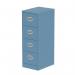 Dynamic Qube by Silverline 4 Drawer Filing Cabinet Pastel Blue - QS2189 67920DY
