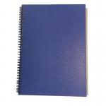 ValueX A4 Wirebound Hard Cover Notebook Ruled 160 Pages Blue 67932VC