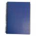 ValueX A5 Wirebound Hard Cover Notebook Ruled 160 Pages Blue 67939VC