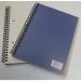 ValueX A5 Plus Wirebound Polypropylene Notebook Ruled 160 Pages Blue (Pack 10) 67953VC