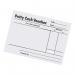 ValueX Petty Cash Pad 88x138mm 80 Sheets (Pack 5) 67988VC