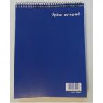 ValueX A5 Wirebound Card Cover Reporters Shorthand Notebook Ruled 200 Pages Blue 67995VC