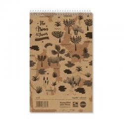 Save The Rhino Recycled Spiral Headbound Notebook 200x127mm (Pack 10) SRN8 68016VC