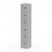 Dynamic Qube by Silverline Locker 6 Door 1800mm High Goose Grey - QS2241 68284DY