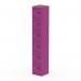 Dynamic Qube by Silverline Locker 6 Door 1800mm High Traffic Purple - QS2251 68354DY