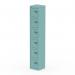 Dynamic Qube by Silverline Locker 6 Door 1800mm High Pastel Turquoise - QS2256 68389DY