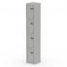 Dynamic Qube by Silverline Locker 4 Door 1800mm High Goose Grey - QS2263 68438DY