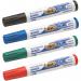 Bic Velleda 1751 Whiteboard Marker Chisel Tip 3.7-5.5mm Line Assorted Colours (Pack 4) - 904950 68513BC