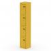 Dynamic Qube by Silverline Locker 4 Door 1800mm High Lemon Yellow - QS2276 68529DY