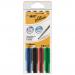 Bic Velleda 1741 Whiteboard Marker Bullet Tip 1.4mm Line Assorted Colours (Pack 4) - 9581501 68555BC