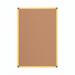 Bi-Office Ultrabrite Cork Noticeboard Yellow Aluminium Frame 600x900mm - CA0311721 68559BS