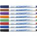 Bic Velleda 1721 Whiteboard Marker Bullet Tip 1.5mm Line Assorted Colours (Pack 8) 68569BC