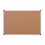 Bi-Office Maya Cork Noticeboard Double Sided Aluminium Frame 900x600mm - CA033750 68615BS