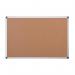 Bi-Office Maya Cork Noticeboard Double Sided Aluminium Frame 900x600mm - CA033750 68615BS